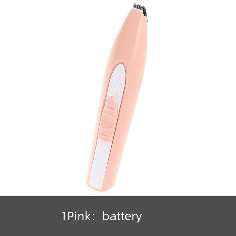 Compact Cordless Pet Hair Trimmer for Dogs and Cats with Ceramic Blade, 6.3 x 1.2 x 1.1 in (16 x 3 x 2.8 cm)