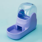 Gravity Pet Feeder and Water Dispenser Set for Cats and Dogs, Anti-Tip Reservoir Design
