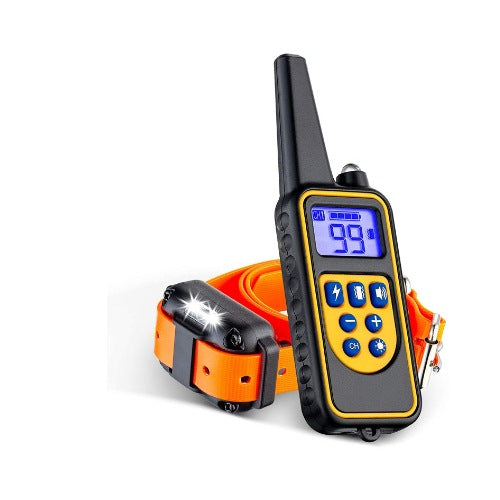 Handheld Remote Dog Training Collar System with Adjustable Strap, Available for 1 to 3 Dogs