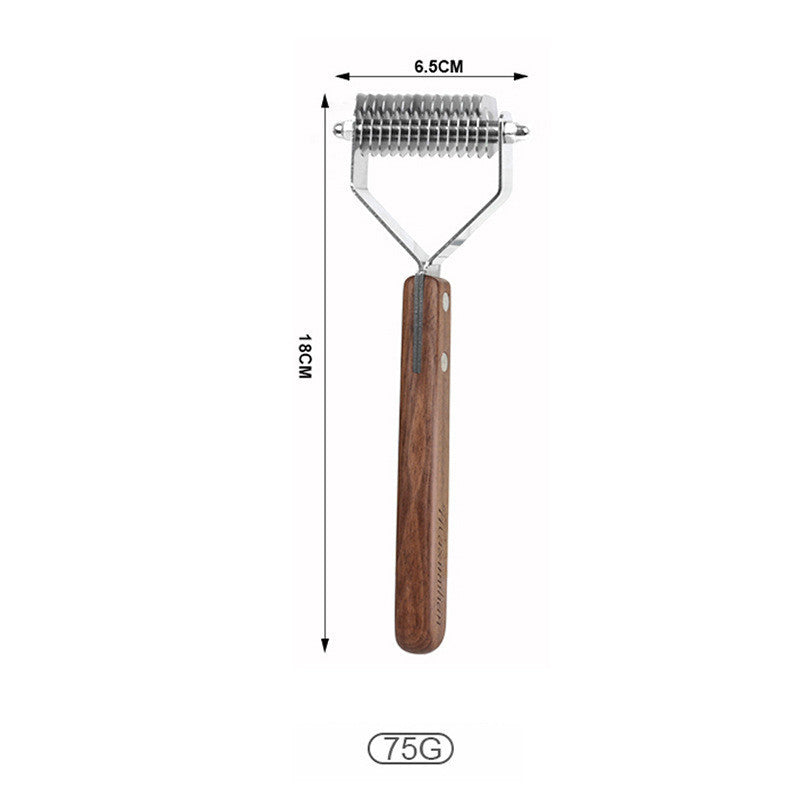 Wooden Grooming Comb Set for Dogs and Cats, Nine Styles Including Needle and Open-Knot Combs