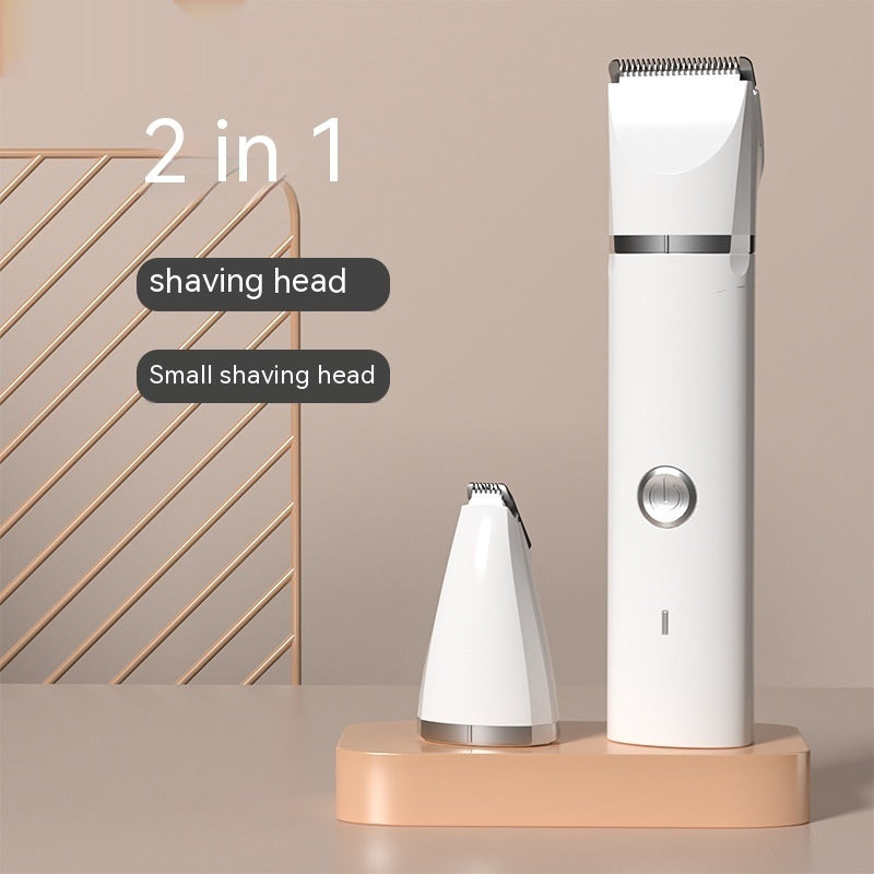 Cordless USB-Rechargeable Dog Grooming Clipper Set with Guide Combs and Blade Care Kit