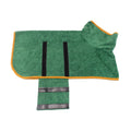 Microfiber Dog Drying Bathrobe with Waist Wrap Design and Adjustable Neck and Chest Straps