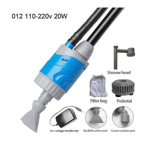 Electric Aquarium Gravel Cleaner and Water Changer Pump, 12 V, 20 W, 264 Gal per Hour