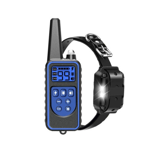 Handheld Remote Dog Training Collar System with Adjustable Strap, Available for 1 to 3 Dogs