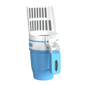 One-Hand Cat Litter Cleanup Scoop with Attached Lidded Waste Bin and Refill Bags