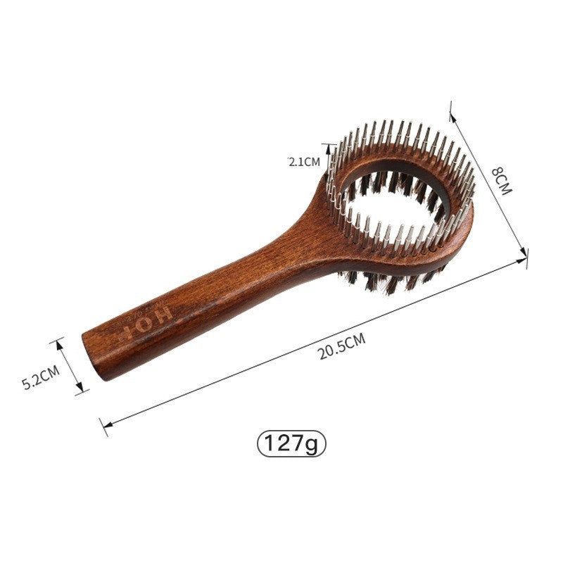Wooden Grooming Comb Set for Dogs and Cats, Nine Styles Including Needle and Open-Knot Combs