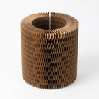 Scratcher assembled into a tall cylinder