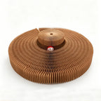 Scratcher opened into a wide disc with the ball track