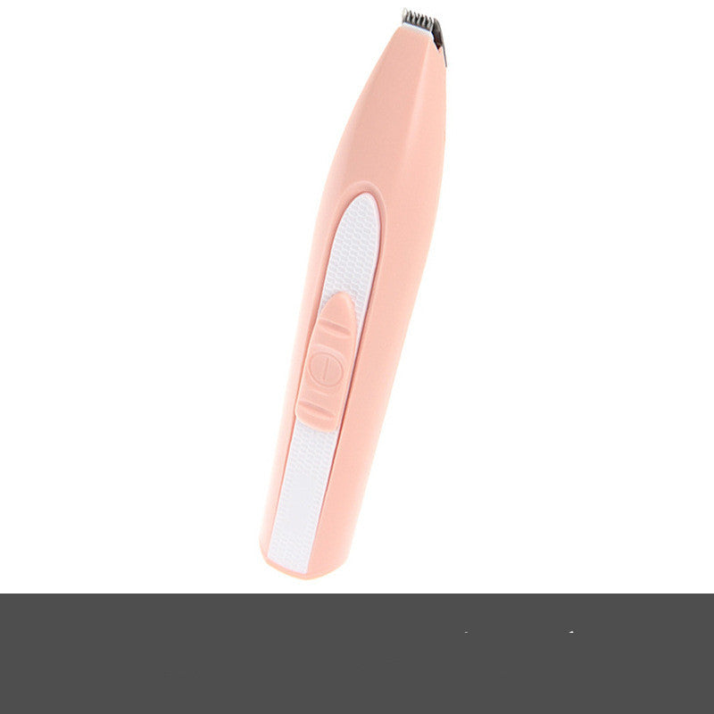 Pink clipper standing upright, slight angle