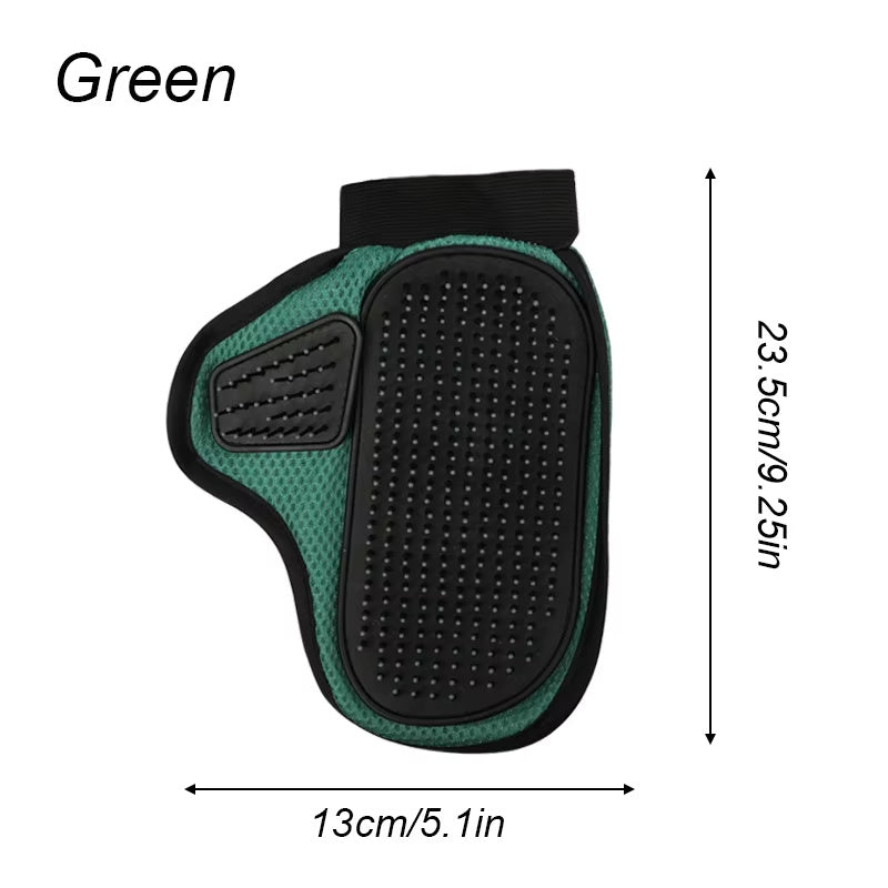 Silicone Bath and Grooming Massage Glove for Cats and Dogs, Undercoat Hair Removal Tool