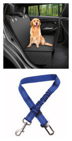The cover shown together with a blue seat belt tether