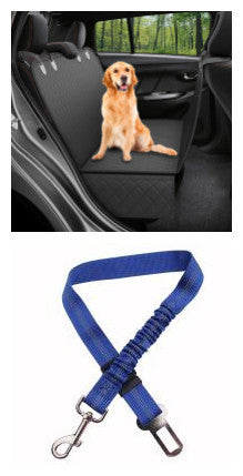 The cover shown together with a blue seat belt tether