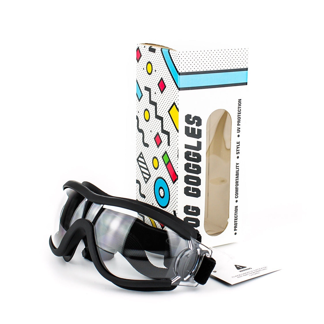 Adjustable Windproof Dog Goggles with ABS Frame and Coated Lenses for Small and Large Breeds