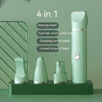 Cordless USB-Rechargeable Dog Grooming Clipper Set with Guide Combs and Blade Care Kit