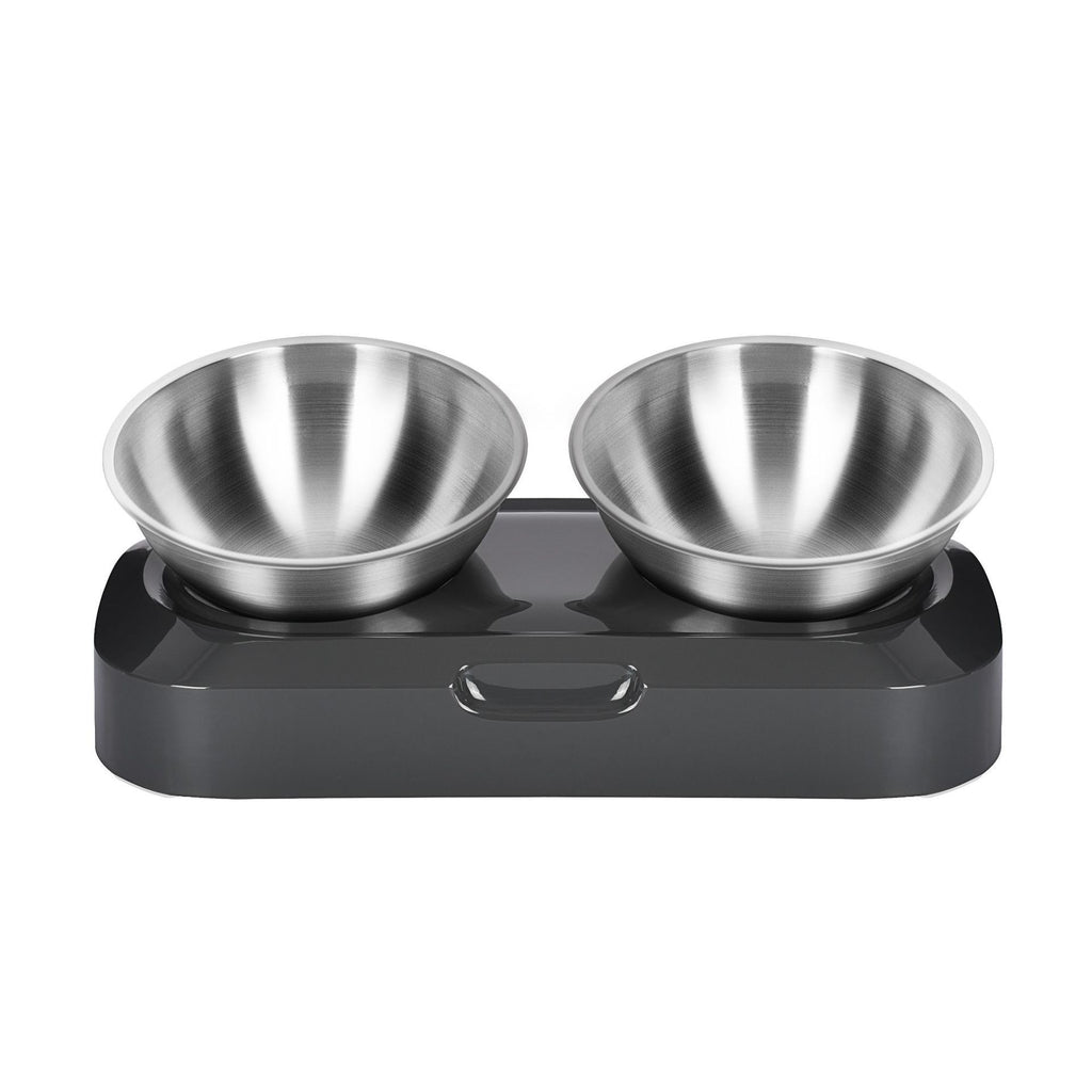 Double bowl stand seen straight from the front