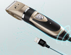 Clipper on a circuit-pattern background with charging cable